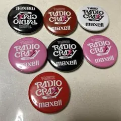 レディクレ2025 記念缶バッジ　5色　7個セット