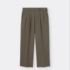 ツータックバギースラックス(丈標準71.0～75.0cm) 37ブラウン