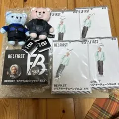 BE：FIRST マスコット　缶バッジ　クリアキーチェーン　RYOKI
