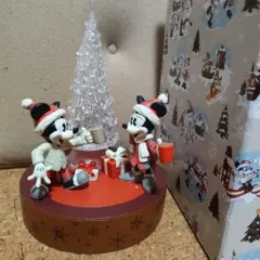 未使用　Disney ミッキー＆ミニー クリスマスフィギュア ライトアップのサムネイル