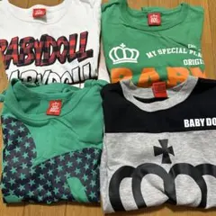 ベビードールTシャツ4枚セット