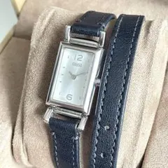Ⴤ772✼正規品ꕤCOACH コーチ 腕時計 レクタンギュラー ダイヤ ベゼル