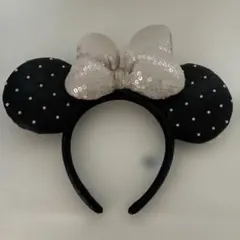 Disney カチューシャ　キラキラ　リボン　ミニー　ディズニー