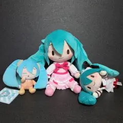 初音ミク ぬいぐるみ マスコット 3点セット