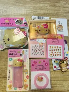 サンリオ　日焼けキティ　8点セット　100均
