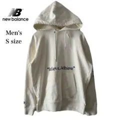 New Balance ニューバランス パーカー フーディ メンズ S ホワイト