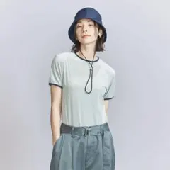 BEAUTY&YOUTH シアーベロアリンガーTシャツ