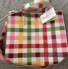 CathKidstonハンドバッグ ショルダーギンガムチェックのサムネイル