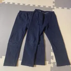UNIQLO ユニクロ　100サイズ　ネイビー パンツ　2本セット