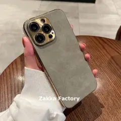 グレー iPhone 13 Pro ケース L スマホケース フィルム 韓国