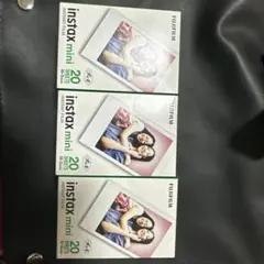 FUJIFILM instaxmini インスタントフィルム 20枚入り3パック
