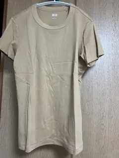 UNIQLO U ベージュ 半袖Tシャツ