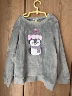 エニィファム　スパンコール　フリース　トレーナー　120