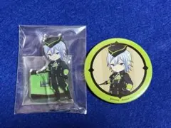 ツイステ 1周年 シルバー アクリルスタンド 缶バッジ セット