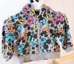 ☆東京ディズニーリゾート☆ミッキーマウスカラフル総柄パーカー☆