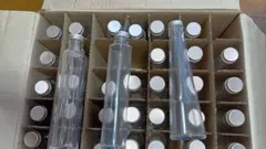 ハーバリウム用 SSG-200-A ガラス瓶 35本セット ハート型円錐形円柱形