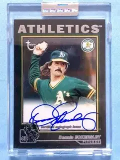 04 Topps Retired デニス・エカーズリー 直筆サインカード