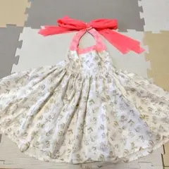 MARLMARL エプロン 花柄 ピンク