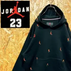 送料無料 ジョーダン プリントロゴ 人気 レアカラー ゆるだぼ 00s パーカー