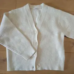 UNIQLO　スフレヤーンニットカーディガン新品未使用130cm