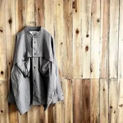 BASISBROEK マオカラー ウール シャツ サイズ3 日本製
