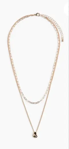 H&M ゴールドカラー 2連ネックレスのサムネイル