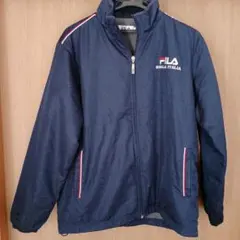 FILA ネイビーナイロンジャケット 　ブルゾンMサイズ