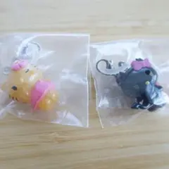ハローキティ めじるしアクセサリー　２個セット