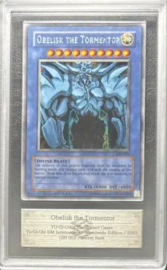 【PSA10】オベリスクの巨神兵　英語版　シークレット　GBI-002 オベリスクの巨神兵(英語表記)【シークレット】{GBI-002