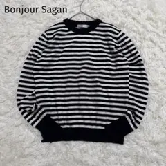 ＊Bonjour Sagan＊【F】リブボーダーニット　セーター　普段使い