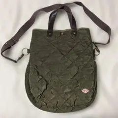 RT キルティング 2WAY ショルダーバッグ カーキ　新品未使用品のサムネイル
