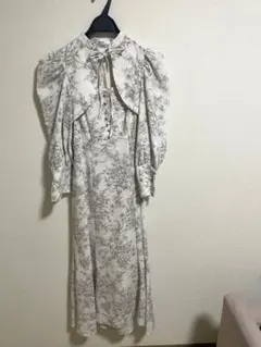 スナイデル Sustainableデコルテオープンバリエワンピース グレー 0