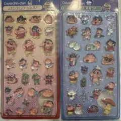 クレヨンしんちゃん 2種 ジュエリードロップシール