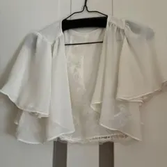 ボレロ ホワイト レース シフォン
