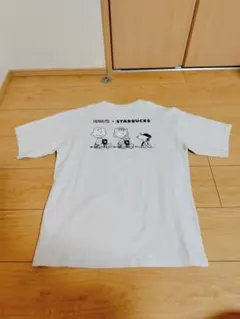 PEANUTS + STARBUCKS コラボ Tシャツ ホワイト