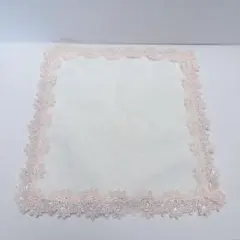 近沢レース　ハンカチ　Chikazawa