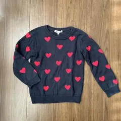 グローバルワーク　kids ハート　ニット