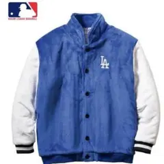 L Aドジャース　スタジャン風ミンクフリースジャケット