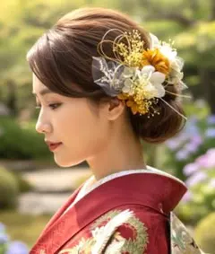 即日発送♥再販♥成人式髪飾り♥ 振袖 袴 結婚式
