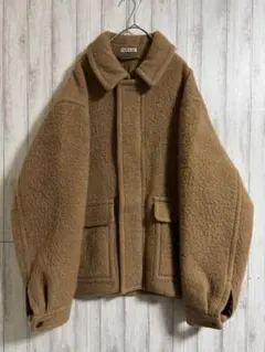 オーラリー BABY CAMEL BRUSHED MELTON BLOUSONのサムネイル