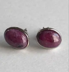 ◎天然石☆ルビー(鋼玉) シルバー925 ピアス