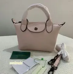 新品 ロンシャン レザー ハンドバッグ トート