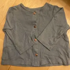 PETIT BATEAU ライトブルー カーディガン 12m