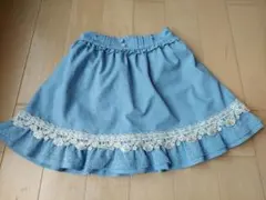 アクシーズファムキッズ★130★シェルレーススカート★アンダーパンツ★スカッツ