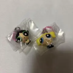 パワーパフガールズ めじるしアクセサリー　バブルス　バターカップ　2個セット