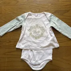 Rady ベビー ロンパース ピンク グレーのサムネイル