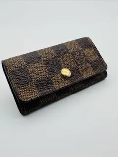 ルイヴィトン　キーケース　4連　ミュルティクレ4 ダミエ　エベヌ