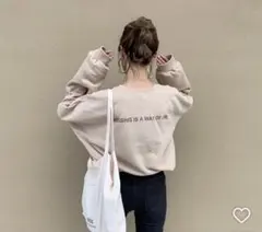 mite美品❤️miteスウェット ベージュ