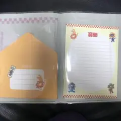 【新品未開封】万博　ミャクミャク レターセット付きファイル