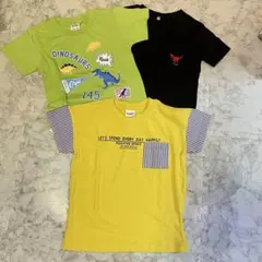 子ども服 キッズ Tシャツ 120cm 3着セット 恐竜 男の子